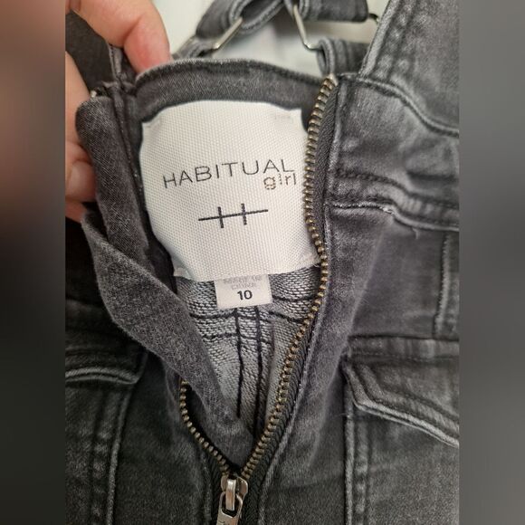Habitual black‎ jeans jumpsuit size 10 - Picture 2 of 8